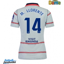 Atletico Madrid Marcos Llorente #14 Tredjedrakt Dame 2026-27 Kortermet